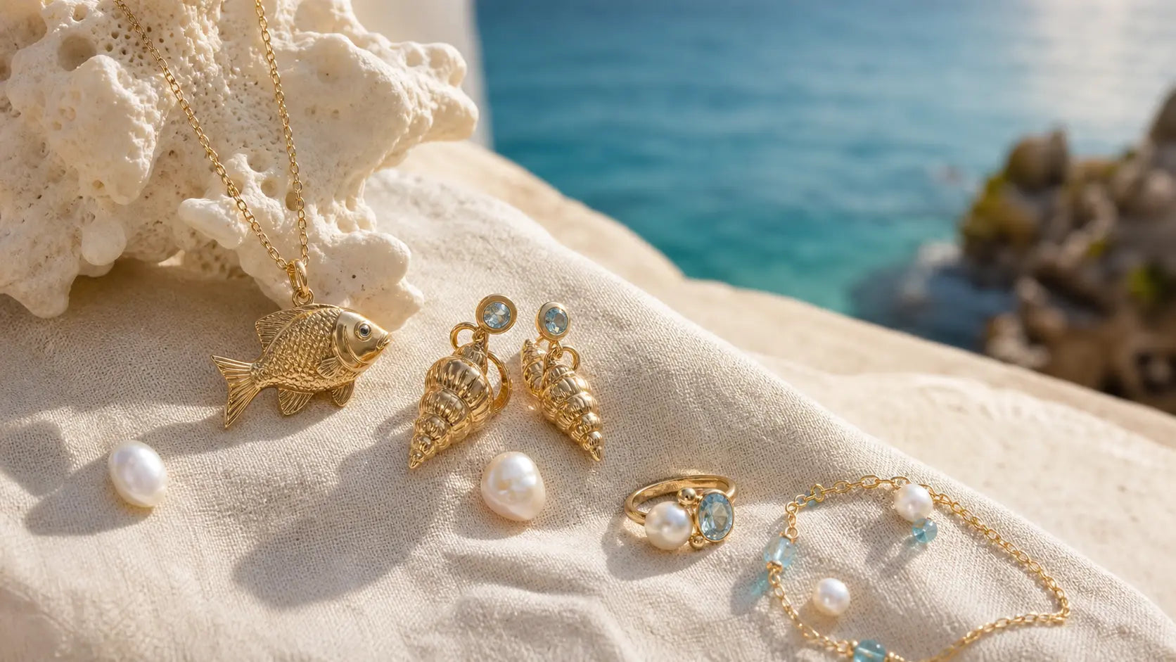 Ocean Jewelry Trend 2026: How to Style Fish, Shell and Coastal Pieces